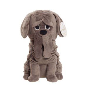 Wizarding World of Harry Potter Plush Fang Dog Stuffed Animal Gray 12.5" NWT